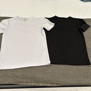 Boys Black and White T-Shirt Set
